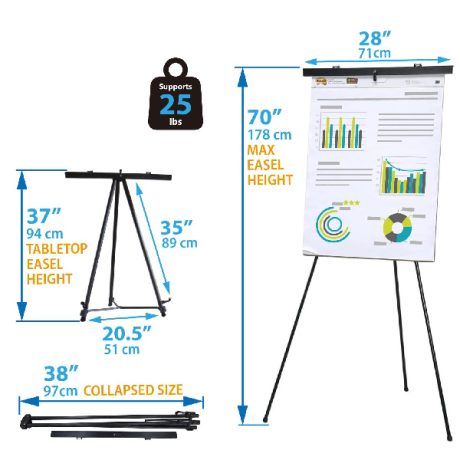 Aluminum Flip-Chart Presentation Easel-02